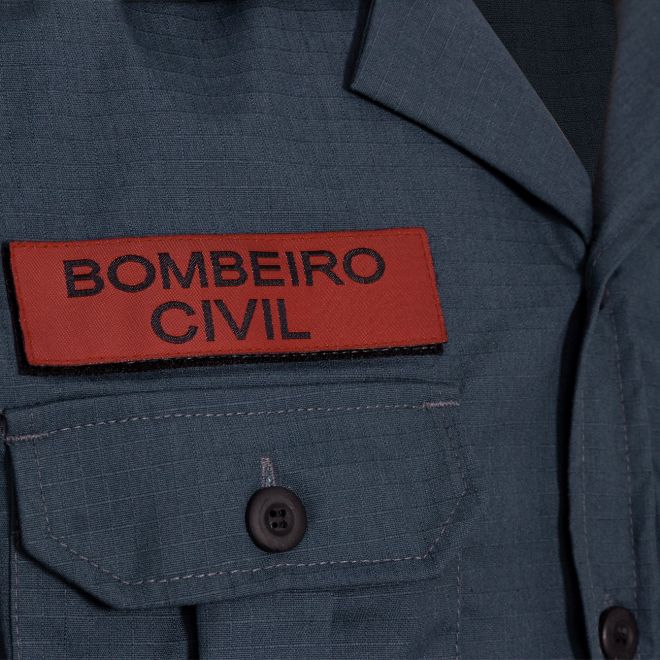 Gandola Manga Curta Bombeiro Civil - Verde Petroleo