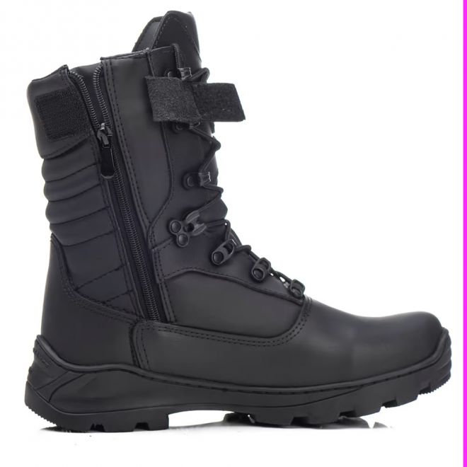 Bota Militar Acero Couro Delta Preto