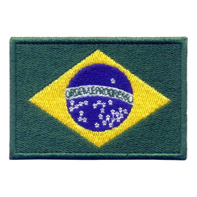 Bordado Bandeira do Brasil Oficial Grande