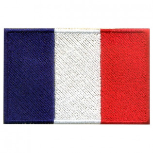 Bordado Bandeira da França Grande