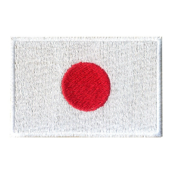 Bordado Bandeira Japão Grande