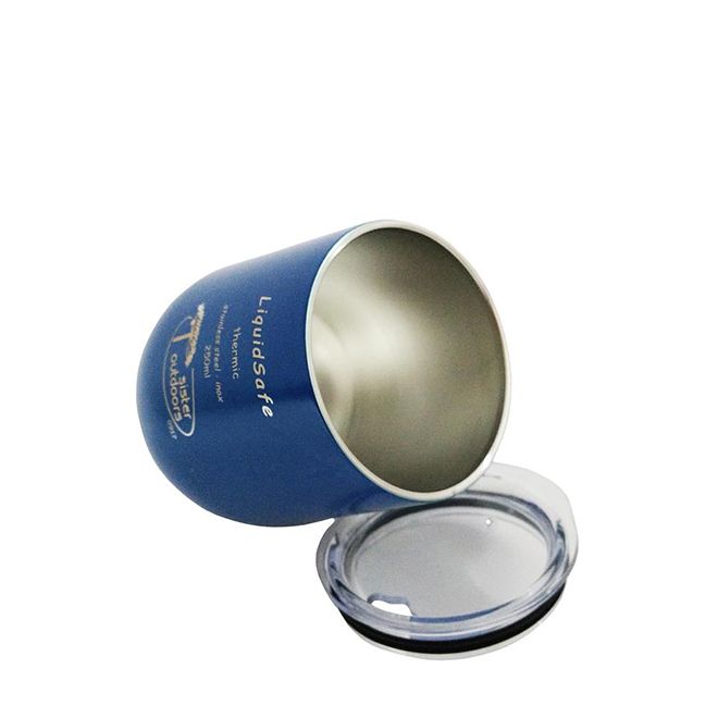 Copo térmico LiquidSafe Chubby 250ml Azul