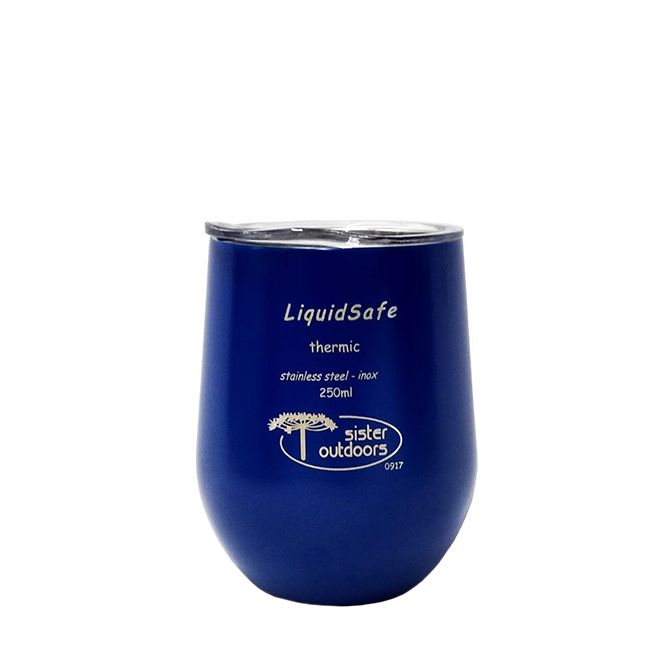 Copo térmico LiquidSafe Chubby 250ml Azul