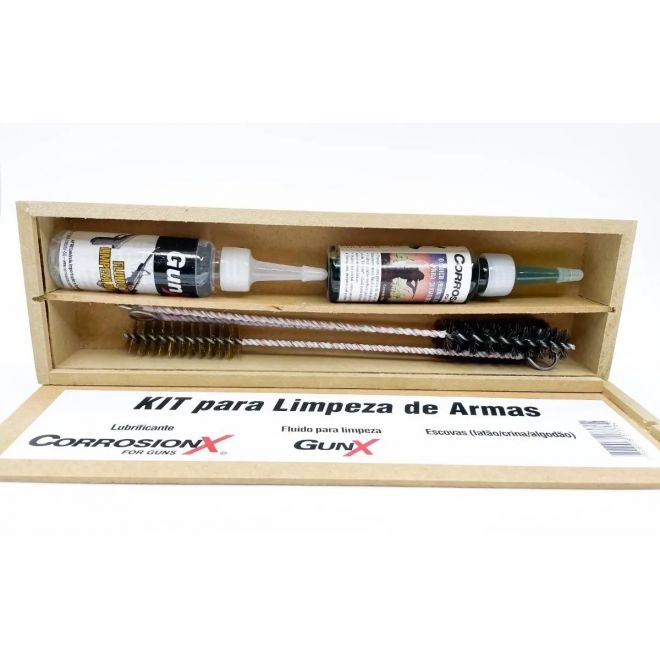 kit Limpeza de Armas .45 curta com Corrosionx