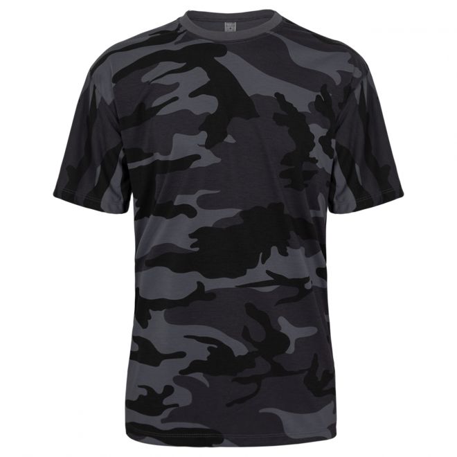 Camiseta Militar Manga Curta - Camo Urbano Choque