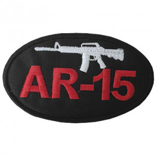 Bordado AR-15 - Elipse F. Preto