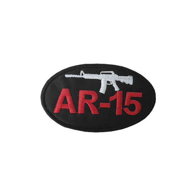 Bordado AR-15 - Elipse F. Preto