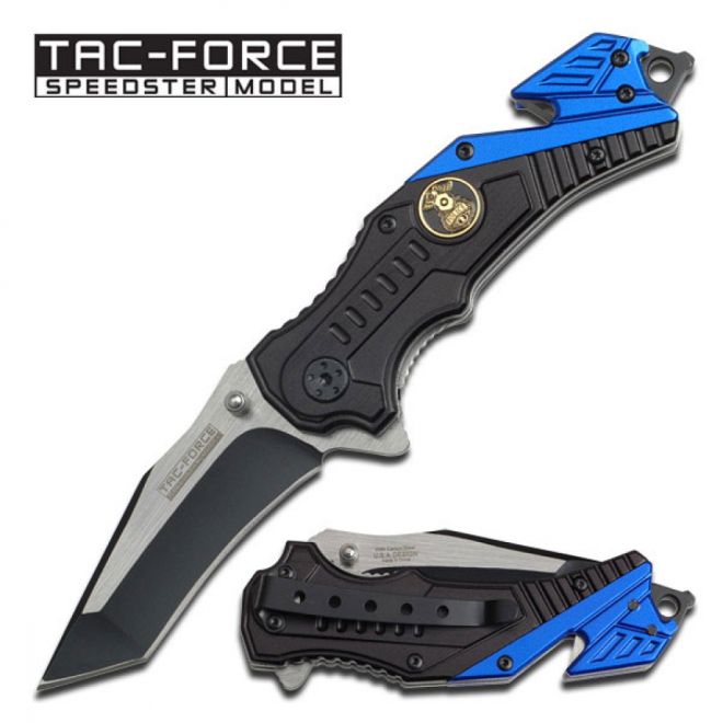 Canivete de resgate Tac Force by Master Cutlery abertura assistida TF-640