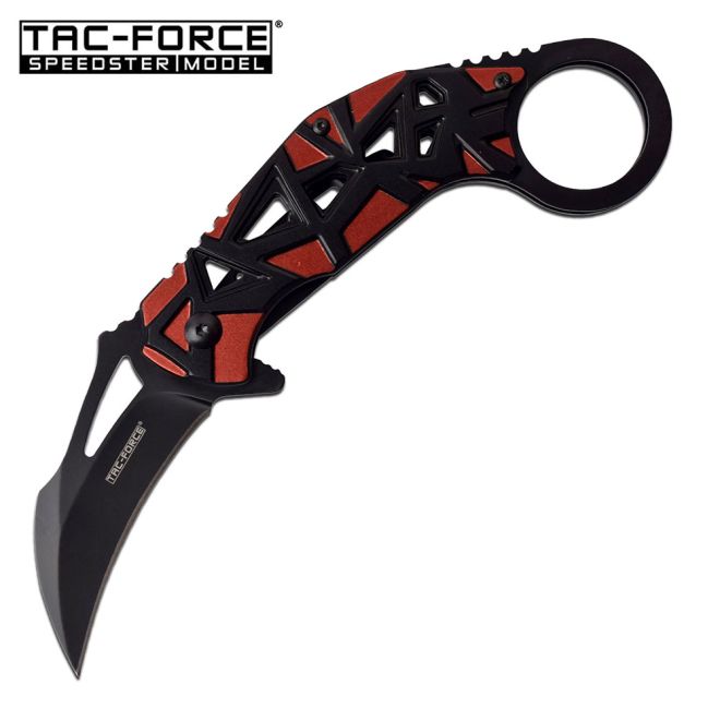 Canivete karambit Tac Force by Master Cutlery abertura assistida TF-961RD