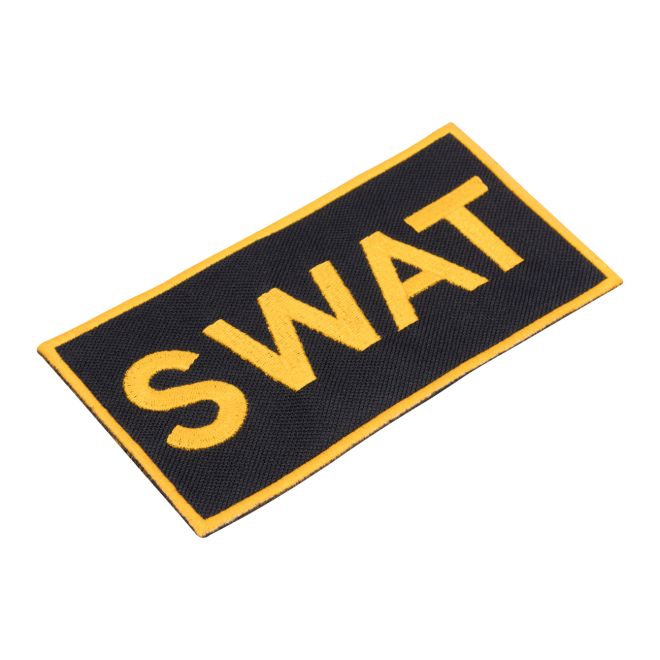 Bordado Swat Amarelo c/ Velkro - para colete Tático