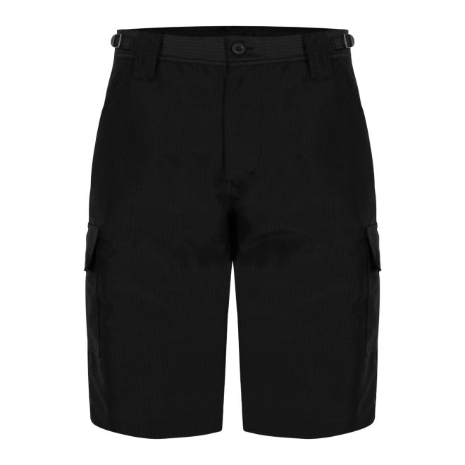 Bermuda 6 Bolsos Poly Rip - Preto