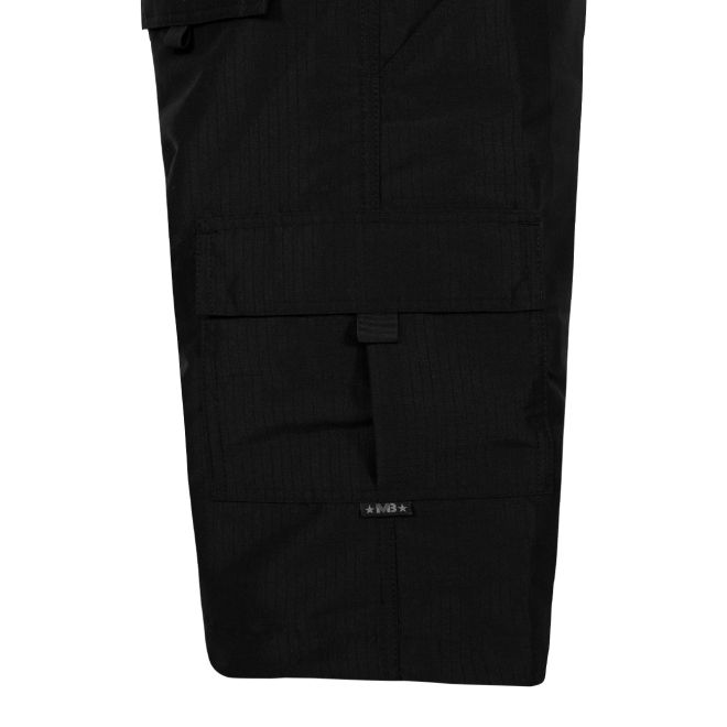 Bermuda 6 Bolsos Poly Rip - Preto