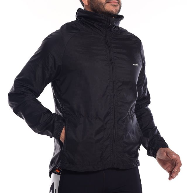 Jaqueta Corta vento HardWind Ligth Hard Adventure Preto