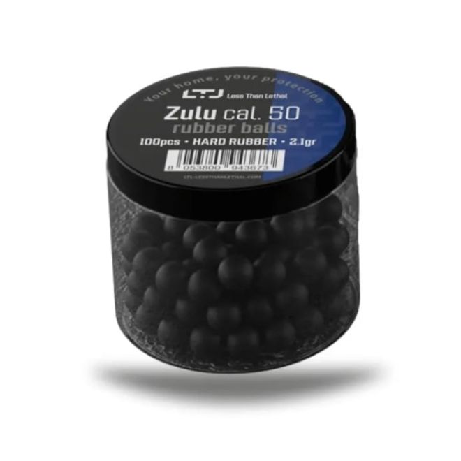 Esferas LTL Zulu de Borracha .50 Pistola T4E HDP 100un