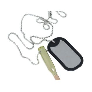 Plaqueta identificação com Projetil