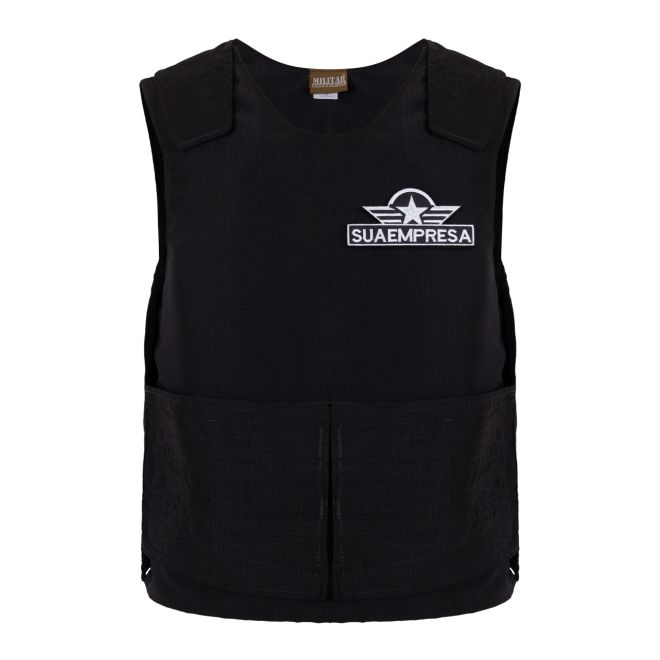 Capa de Colete Poly Rip - Preto
