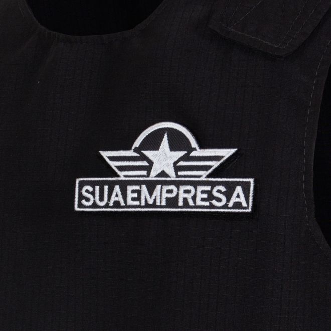 Capa de Colete Poly Rip - Preto