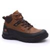 Bota Coturno Adventure Gogowear 100% Couro Tiger cor Preto Castor