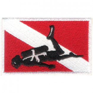 Bordado Mergulhador Bandeira