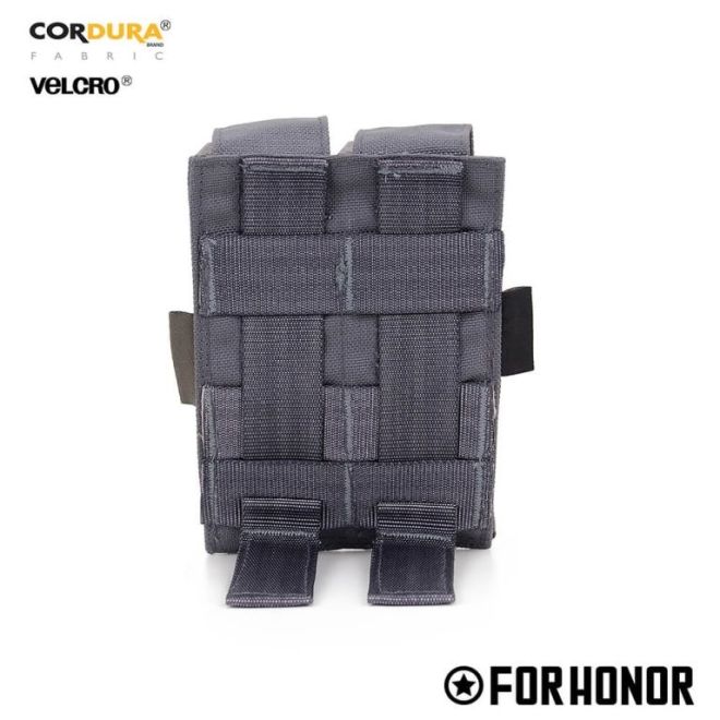 Porta Carregador de Pistola Duplo Modular - Cinza Bandeirantes