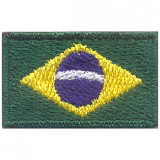 Bordado Bandeira do Brasil Oficial PQ
