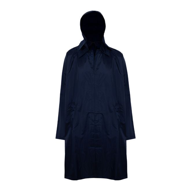 Capa de Chuva Tecido Nylon 240 Resinado - Azul Marinho