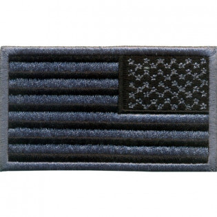 Bordado Bandeira U.S.A. Negativa Inversa Grande