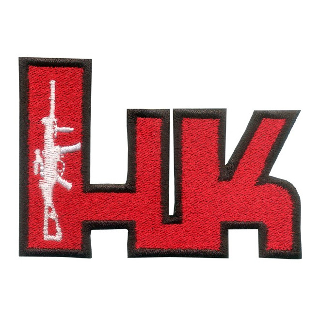 Bordado Hk - Rifle Branco