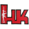 Bordado Hk - Rifle Branco