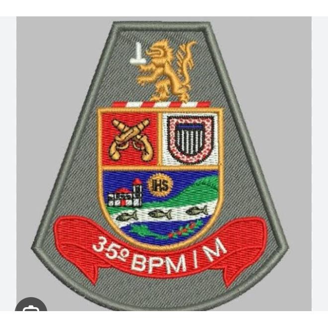 Brasão Bordado 35º BPM/M