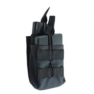 Porta Carregador Duplo Fuzil 556 e 7.62 Otan Molle - Preto