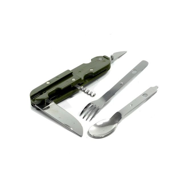 Talher Conjunto Portátil Verde