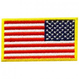 Bordado Bandeira USA Invertida