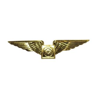 Breve Metal Asa Dourado