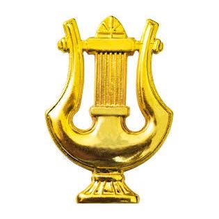 Distintivo Metal Gola Musico