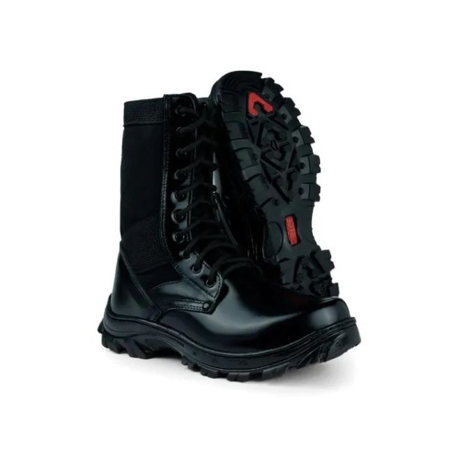Coturno Vintage Vilela Couro - Preto