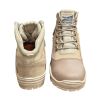 Bota Cano Curto Emborrachado Militar Areia