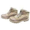 Bota Cano Curto Emborrachado Militar Areia