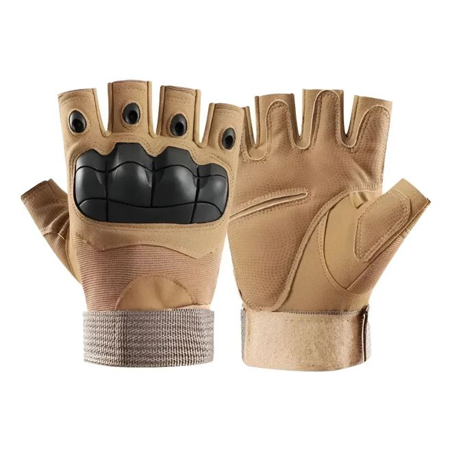 Luva Militar Meio Dedo DawSomHW-401096 - Coyote