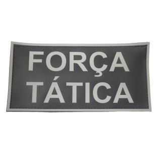 Tarja Emborrachado Força Tática Costa - Preto e Cinza