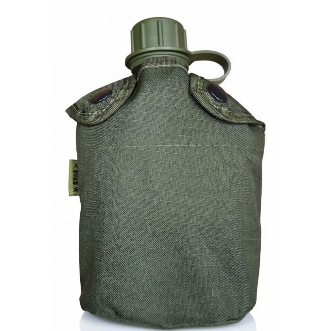 Porta Cantil Militar Simples - Verde - não acompanha o cantil
