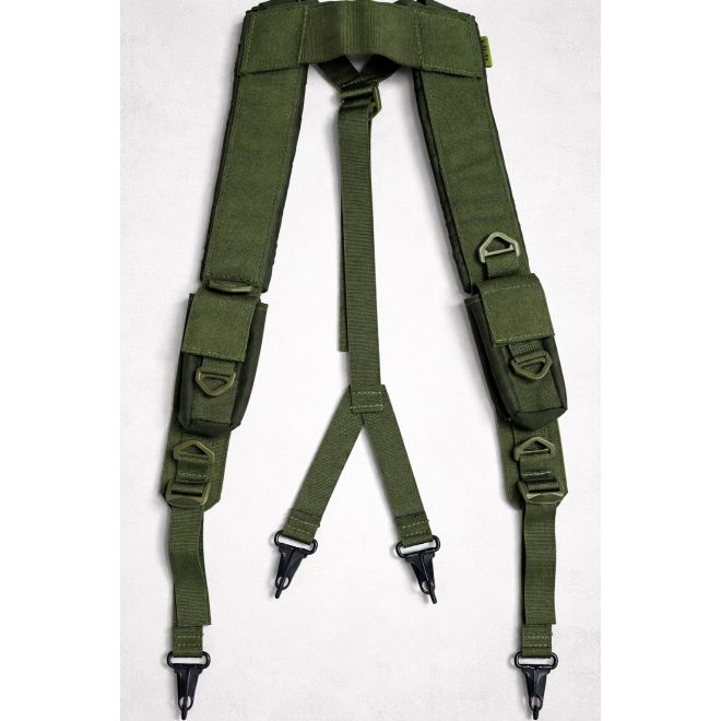 Suspensório com Bolsos - Verde