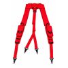 Suspensório com Bolsos - Vermelho