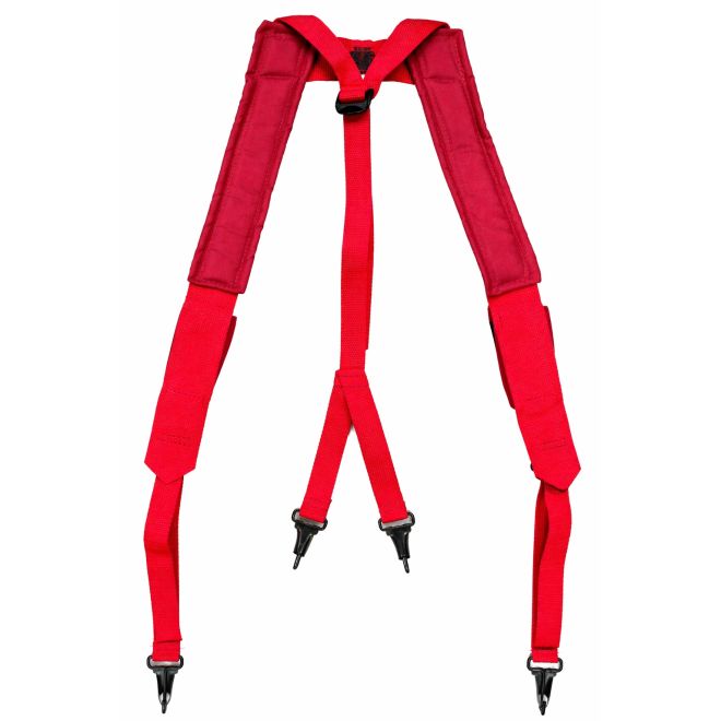 Suspensório com Bolsos - Vermelho