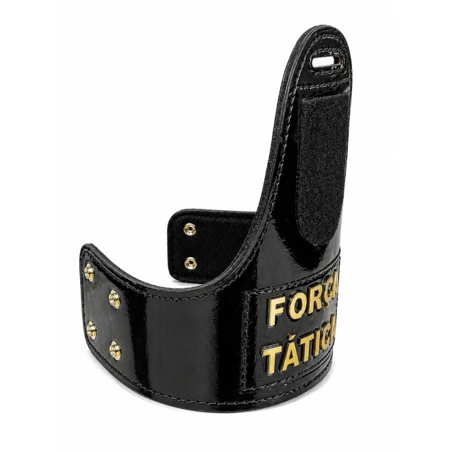 Braçal Couro Força Tatica 
