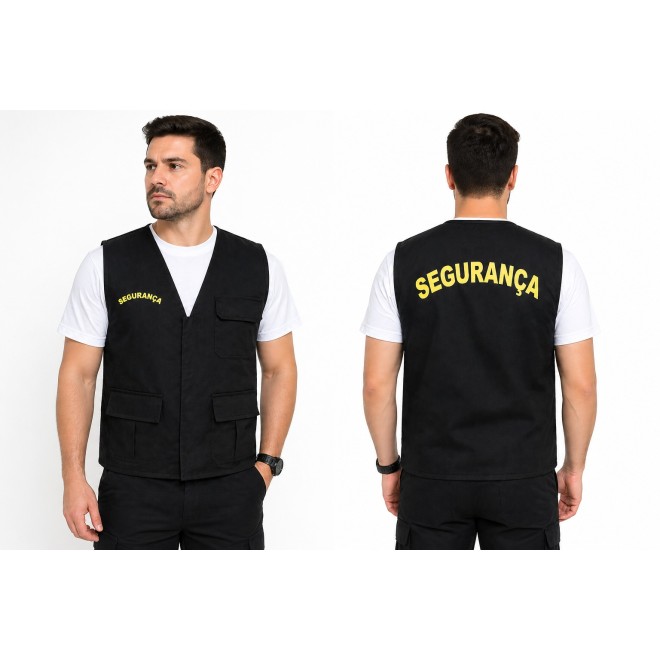 Colete Segurança - Preto