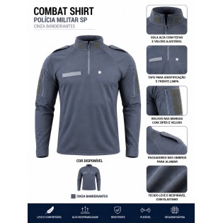 Combat Shirt PMSP Cinza...