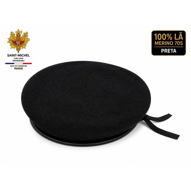 Boina Francesa Saint-Michel 100% Lã -...
