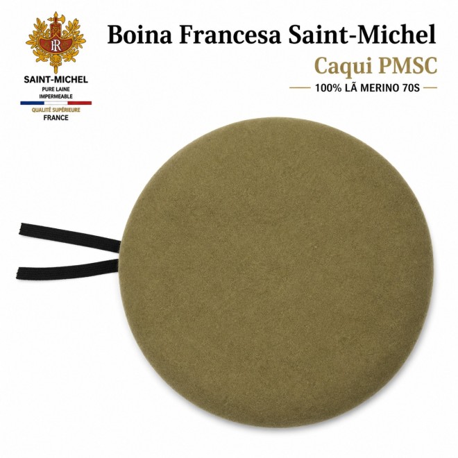 Boina Francesa Saint-Michel 100% Lã -...