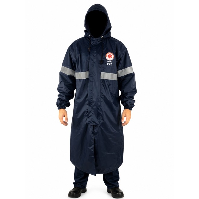 Capa de Chuva SAMU - Azul